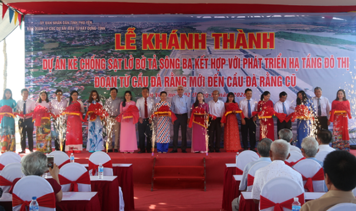 Khánh thành dự án kè chống sạt lở bờ tả sông Ba