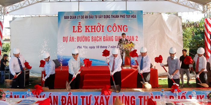 Phú Yên Khởi công dự án Đường Bạch Đằng giai đoạn 2