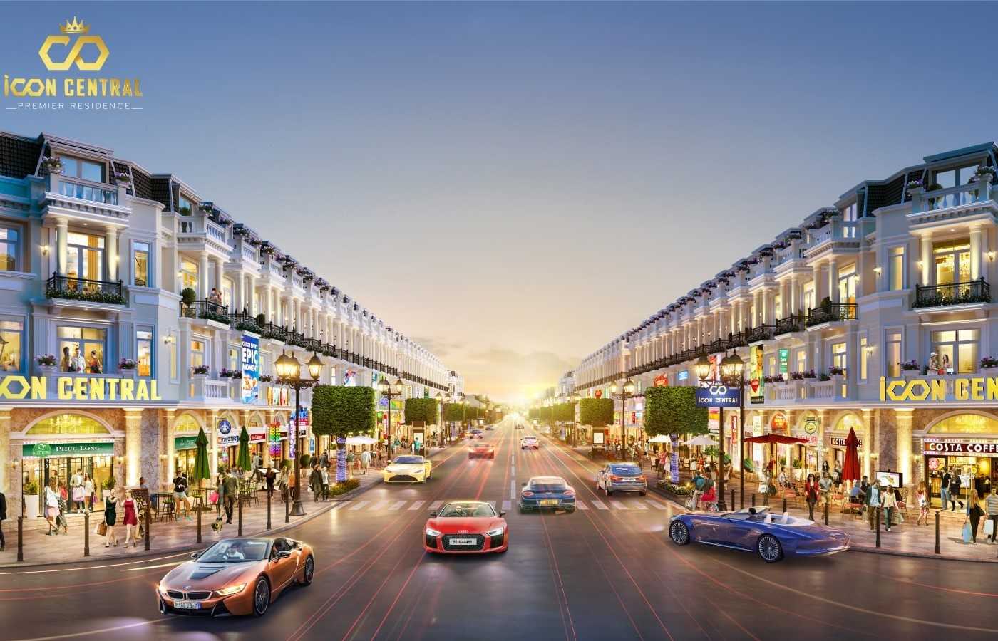 NHÀ PHỐ ICON CENTRAL – SỰ KHÁC BIỆT ĐẾN TỪ THIẾT KẾ