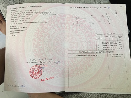 Cần bán 2 lô đất thuộc KDC An Thạnh, phường Xuân Đài, Sông Cầu