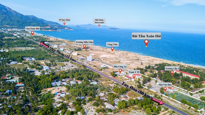 Đất nền Khu dân cư Xuân Hải Sông Cầu từ 1,5 tỷ bên cạnh bãi biển