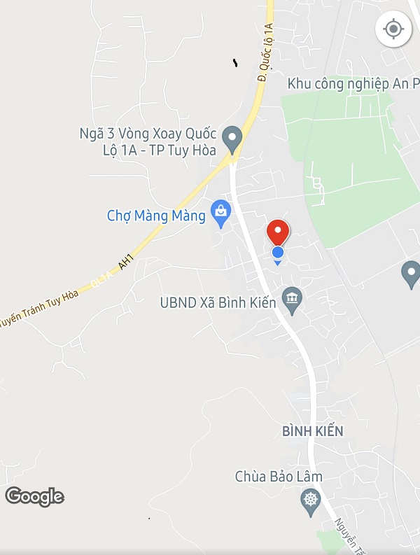 Cần bán nhà 2 mê mái thái, hẻm đường Nguyễn Tất Thành, Thôn Phú Vang, Xã Bình Kiến, Tp Tuy Hoà, Phú Yên