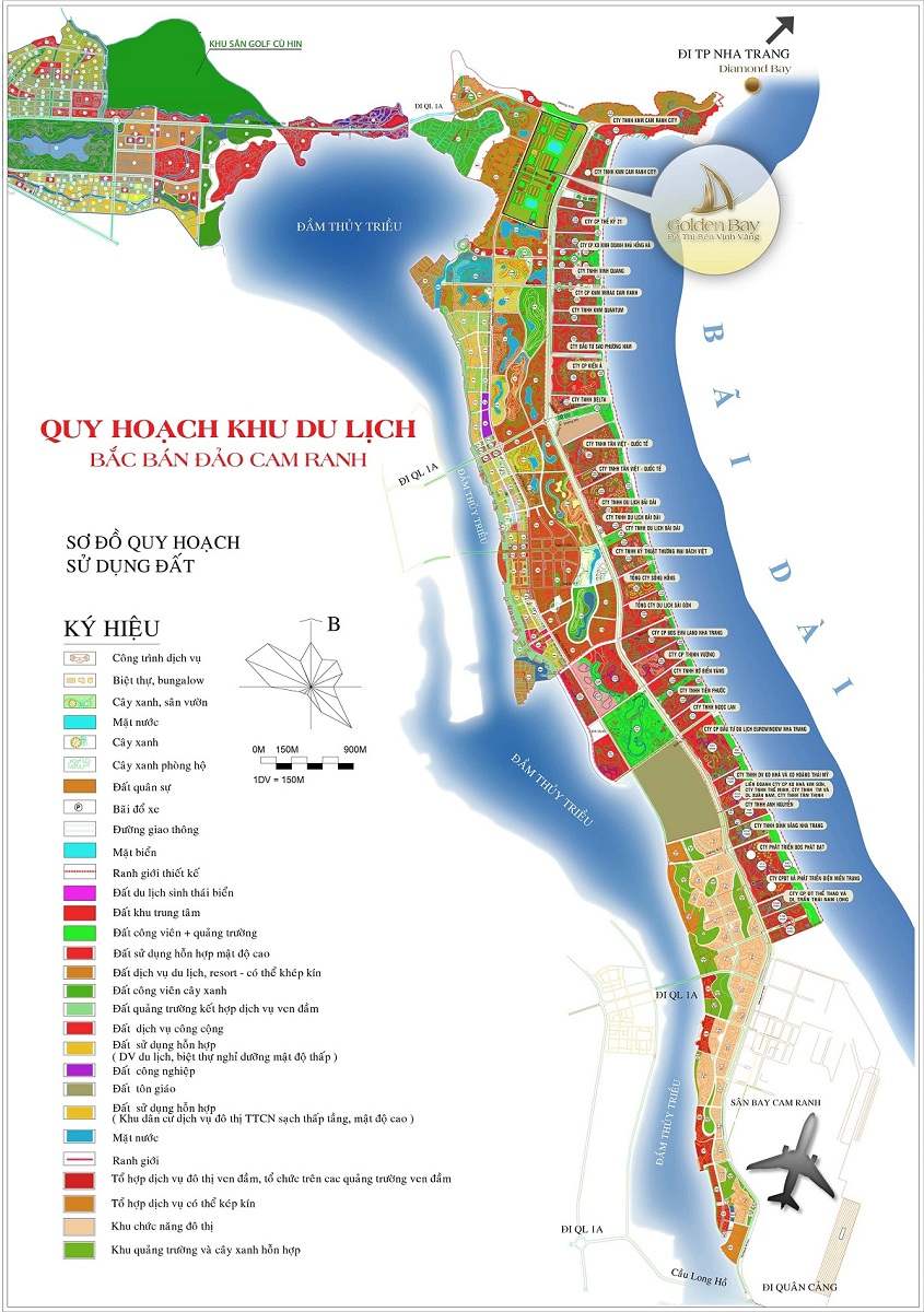bản đồ quy hoạch bãi dài cam ranh