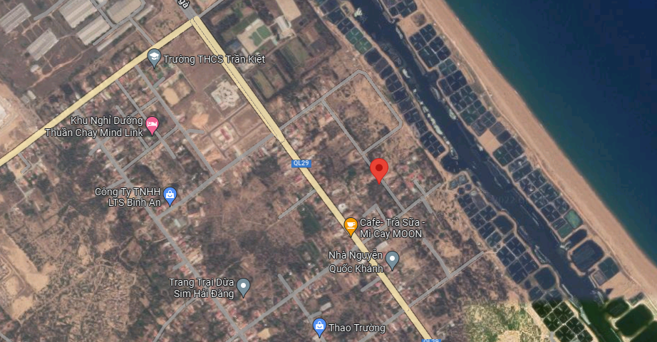 bán đất xã hòa hiệp nam hướng đông ra view biển, gần biển đẹp.