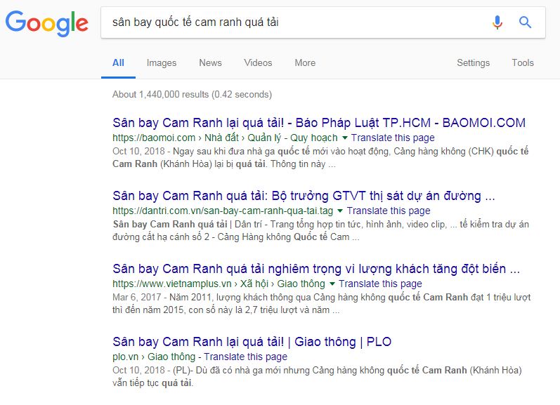 sân bay quốc tế cam ranh quá tải