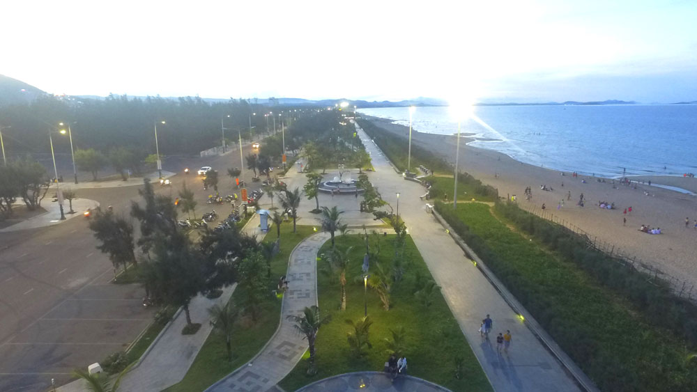 công viên ven biển thành phố tuy hòa
